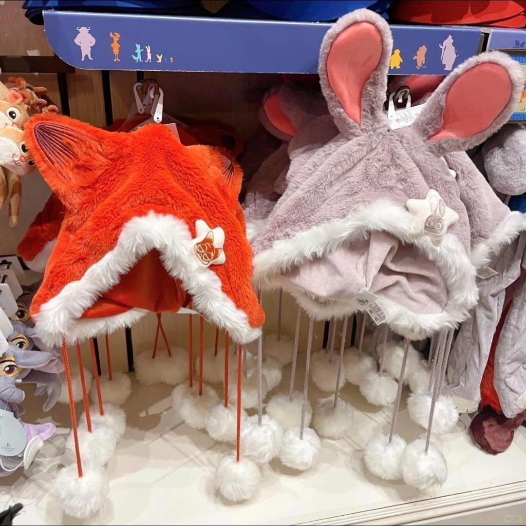 即日発送 ディズニー ズートピア ニック ジュディ ファンキャップ 帽子2点 上海ディズニー 限定ズートピア ニック ジュディ ファンキャップ 帽子2