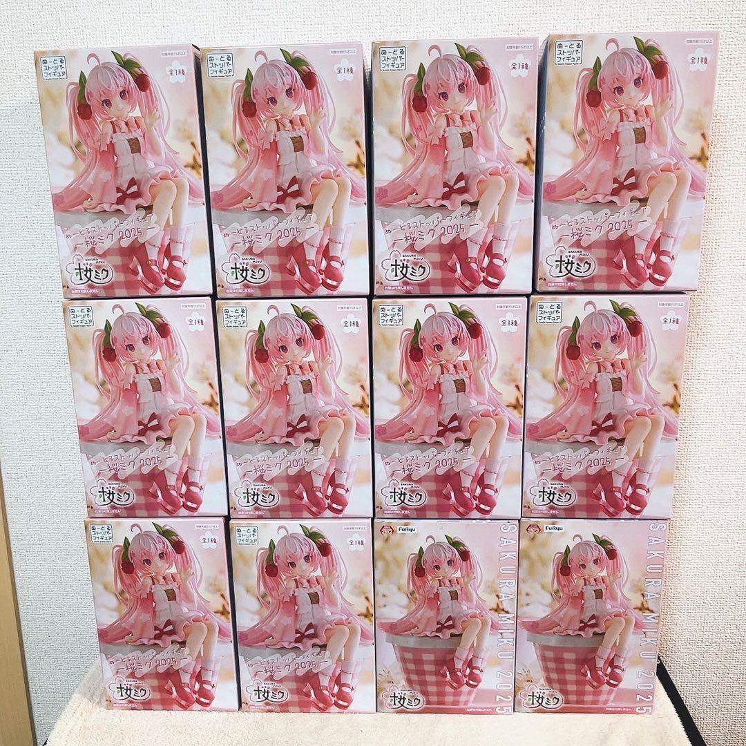 初音ミク　桜ミク ぬーどるストッパー 2025 12個セット