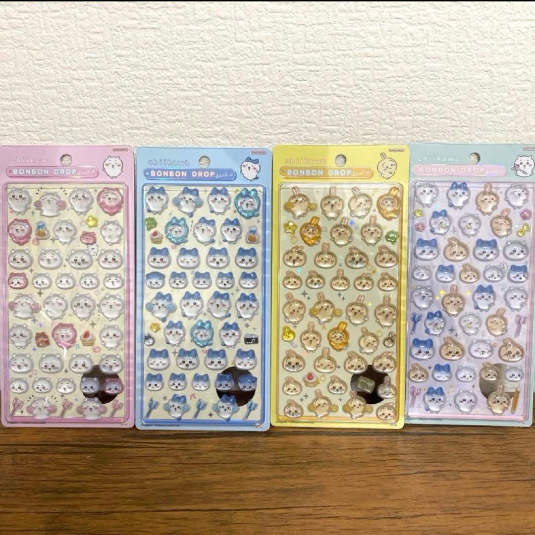 国内正規品] 第一弾 ちいかわ ボンボンドロップシール コンプリート 4