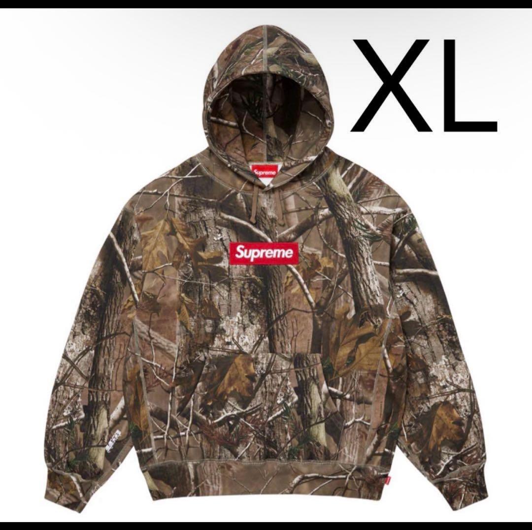 トップス Supreme Box Logo Hooded Realtree AP Camo