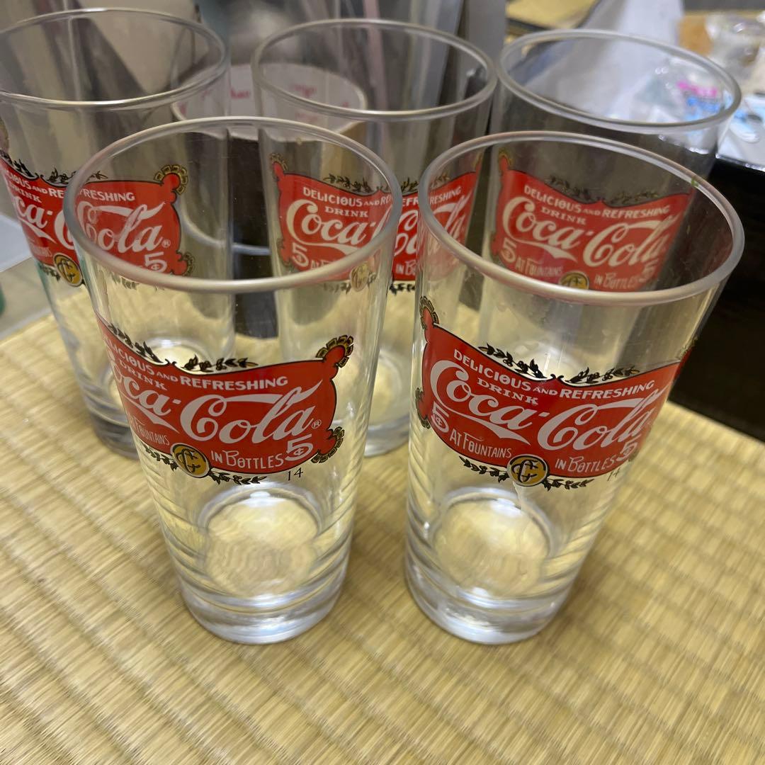 Coca-Cola レトログラス 5個セット - メルカリ
