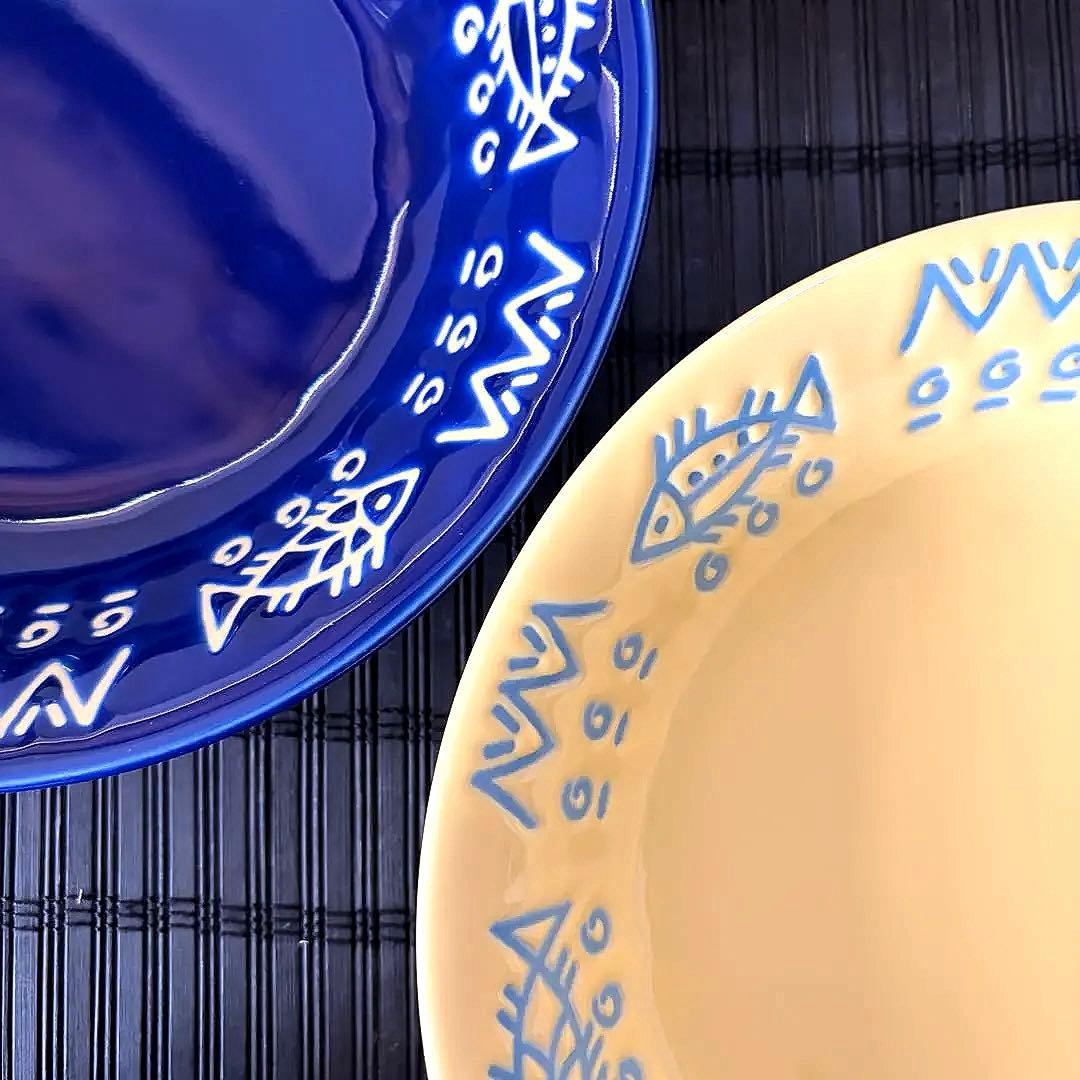 未使用保管品】【藤井風】魚柄ミッチャム カレー皿 パスタ皿 5色