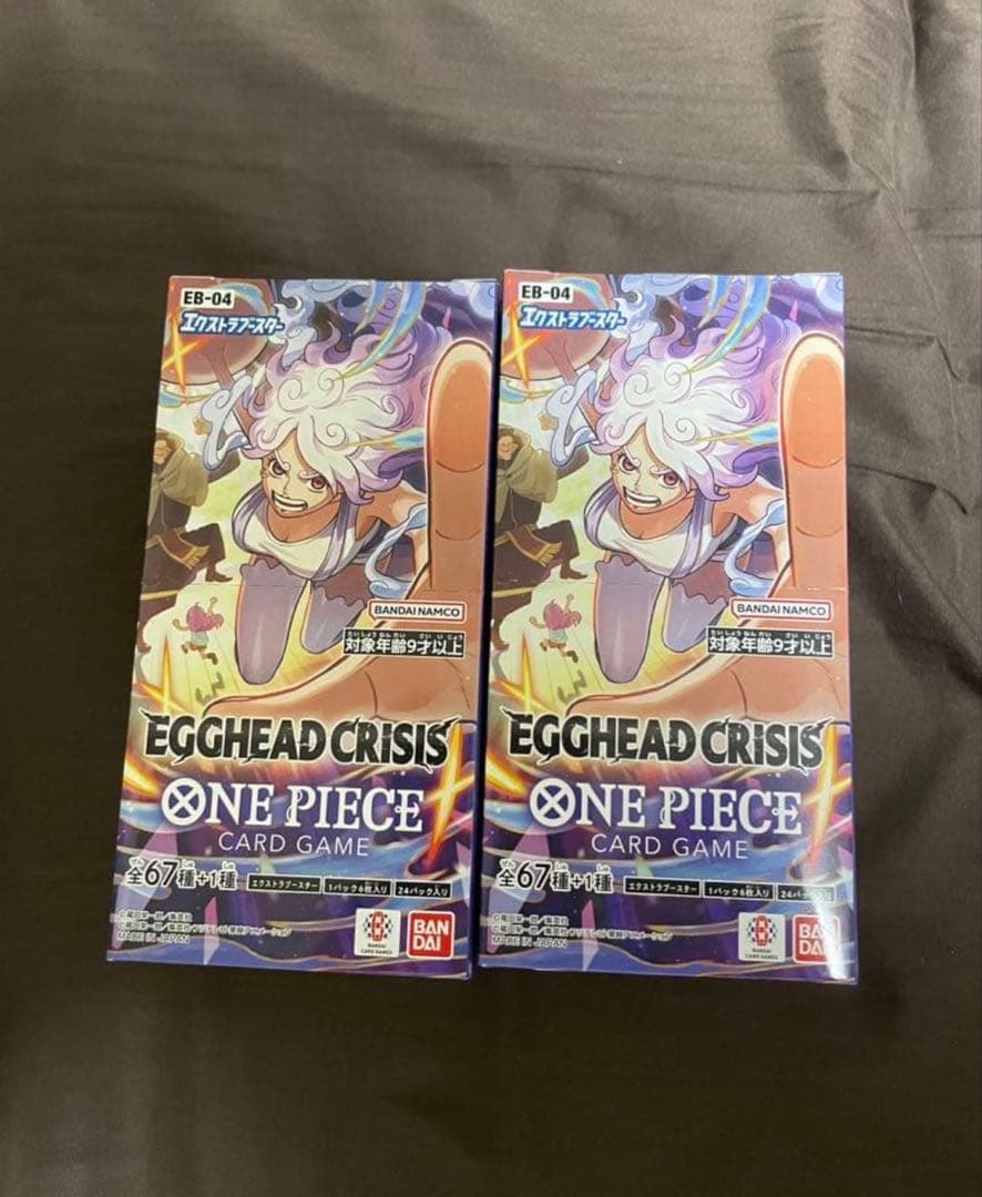 EGGHEAD CRISIS ワンピースカードゲーム 2BOX テープカット - メルカリ