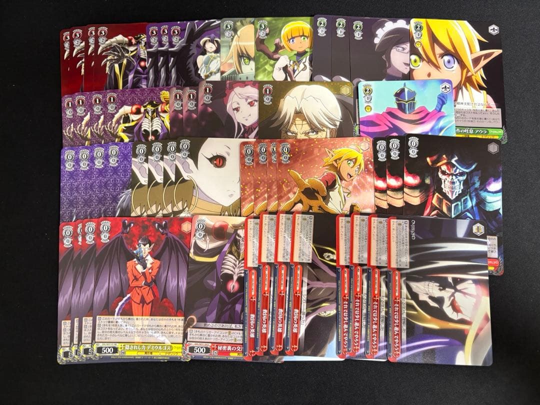 ヴァイスシュヴァルツ オーバーロード オバロ OVERLORD デッキ