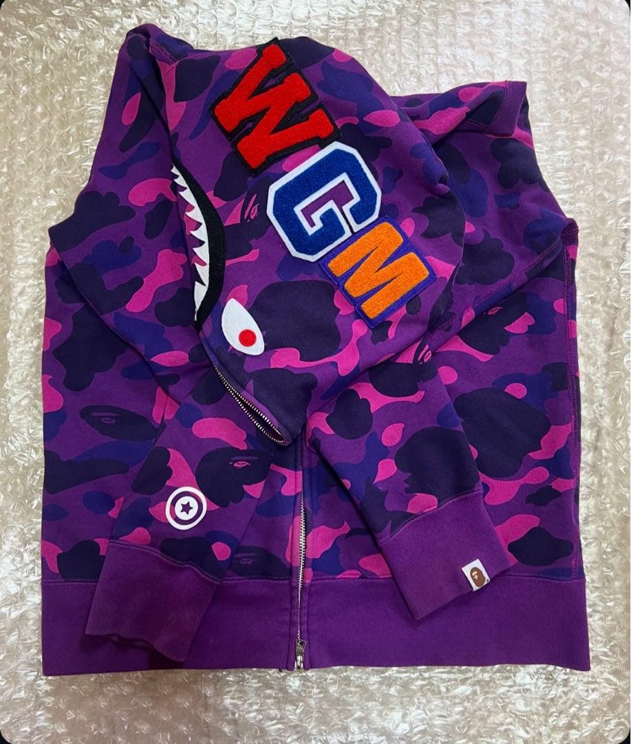 アベイシングエイプ シャークパーカーbuyma検品品 本物