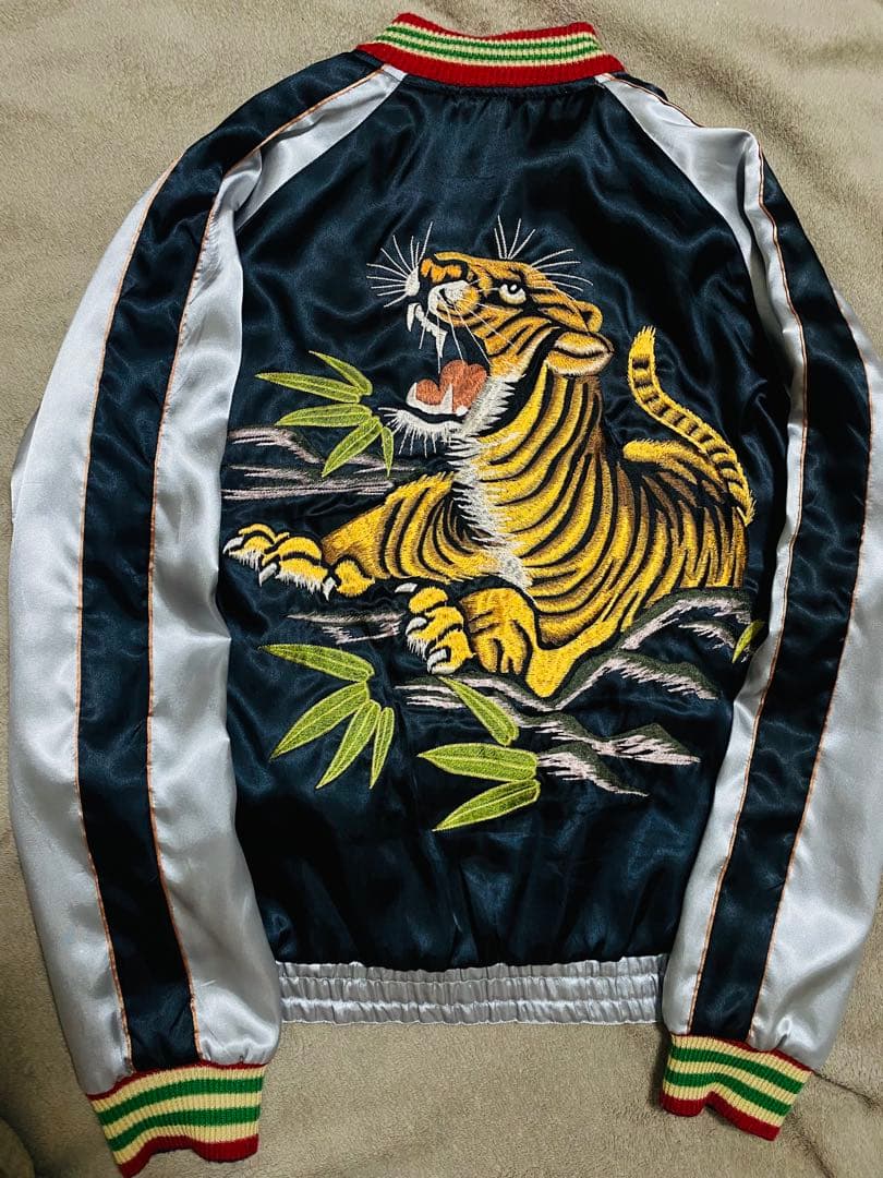 テーラー 東洋 日本限定 虎龍 スカジャン ２面用 サテン vintage