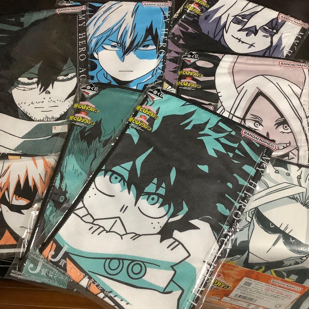 ヒロアカ ビジュアル タオルセット7種類+別種1枚 - メルカリ