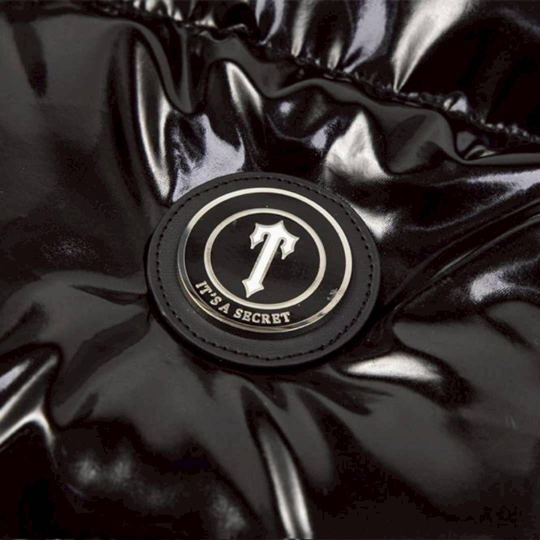 Trapstar ダウンジャケット ブラック メンズ レディース 光沢 L - メルカリ