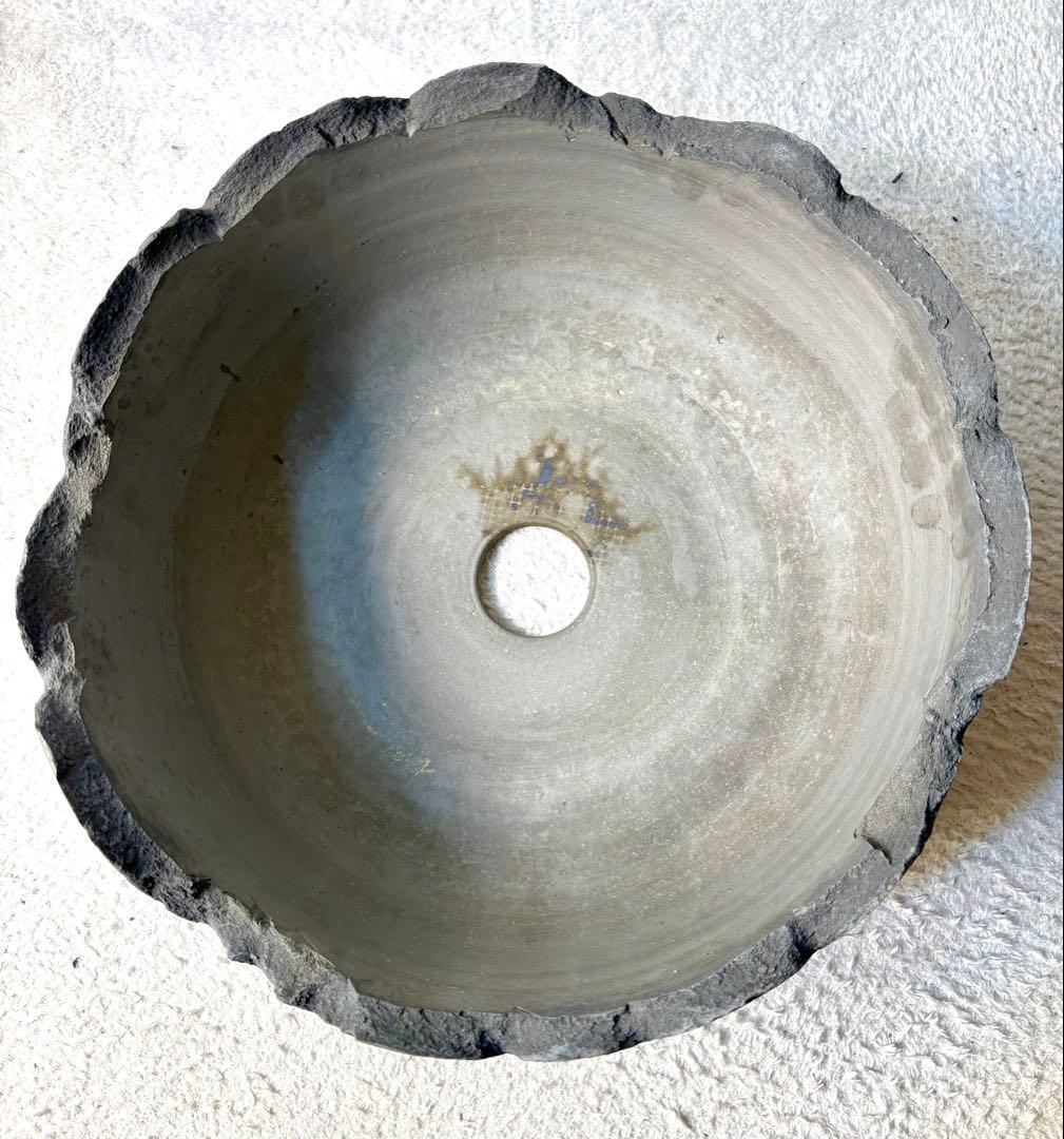 三洲 みやび鉢 大鉢 縁欠け 浅鉢 - メルカリ