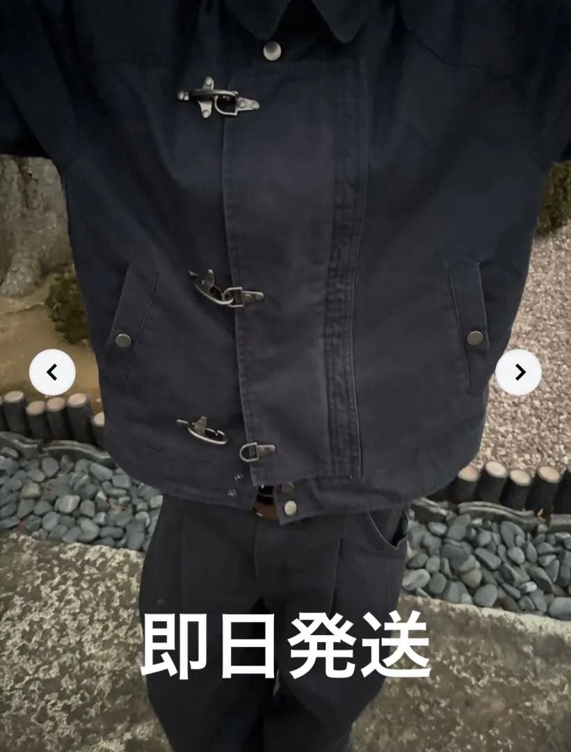 ネイビーファイヤーマンジャケット