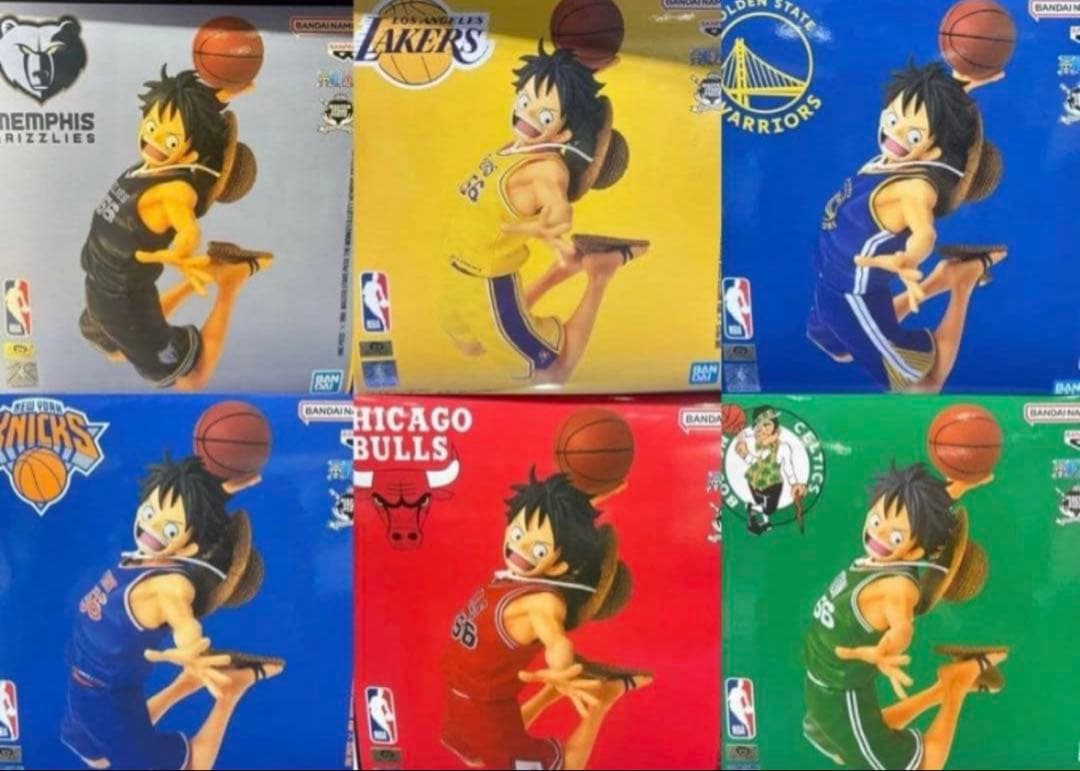 新品未使用品】NBA ルフィ ワンピースベースショップ 6体セット - メルカリ