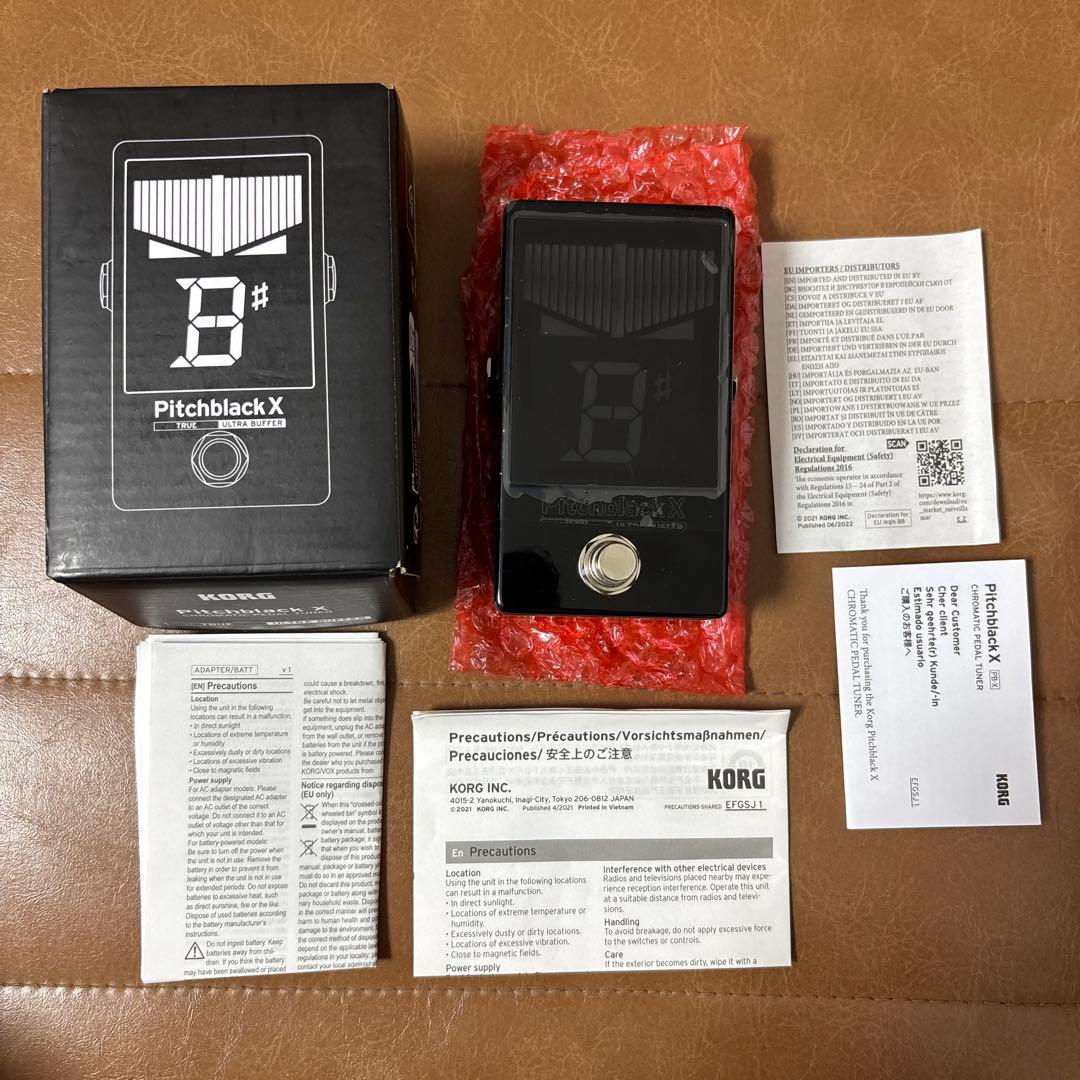 korg Pitchblack X ペダルチューナー エフェクター
