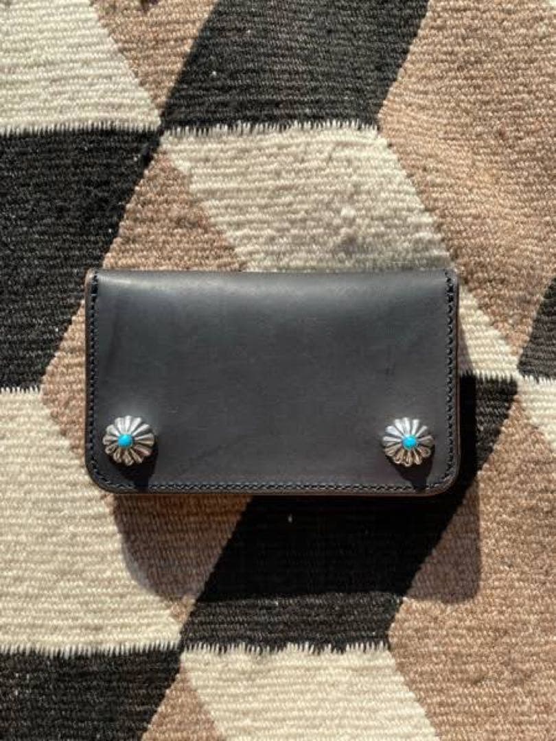 小物 LARYY SMITH / TURQUOISE TRUCKERS WALLET