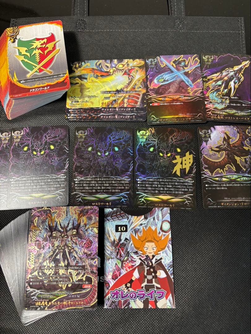 バディファイト　ロストワールド　デッキ　デッキパーツ　次元竜デッキ付き