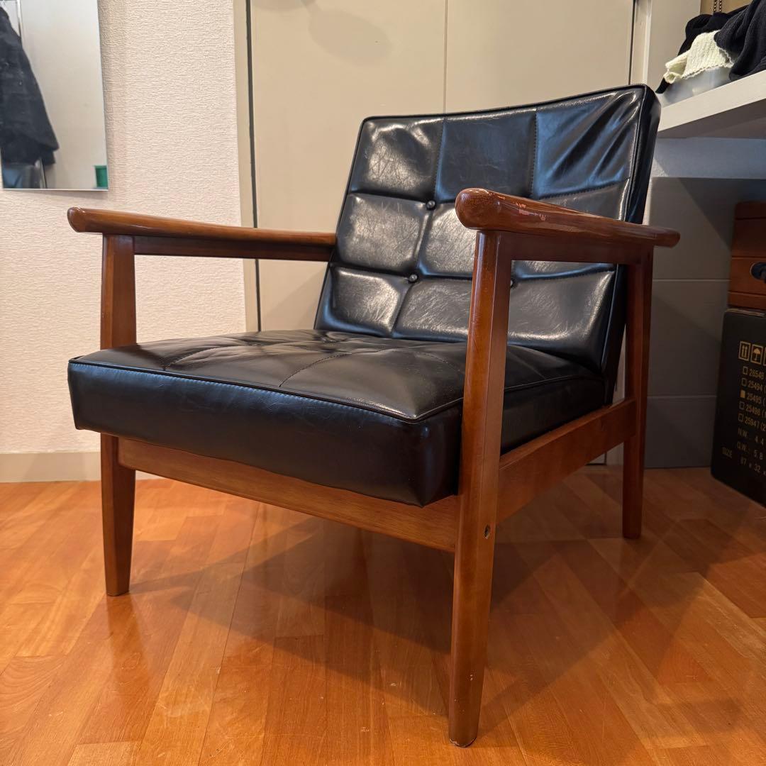 カリモクKチェア 1シーター ブラック