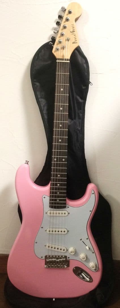 エレキギター ピンク photogenic フェルナンデス ストラトキャスター