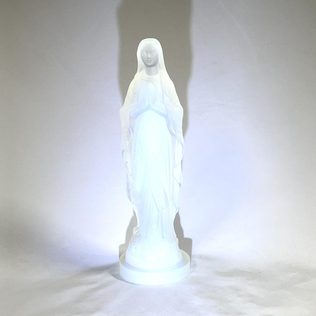 エトラン フランス「ルルドの聖母マリア像」 オパールセント フランス直輸入】フランス ルルドの聖水入り 聖母マリア像ボトル 大型