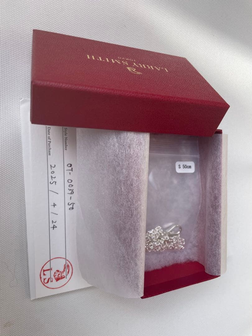 LARRY SMITH ラリースミス ネックレス S 50センチ 未使用 LARRY SMITH ラリースミス ネックレス S 50センチ 未使用 SILVER CHAIN