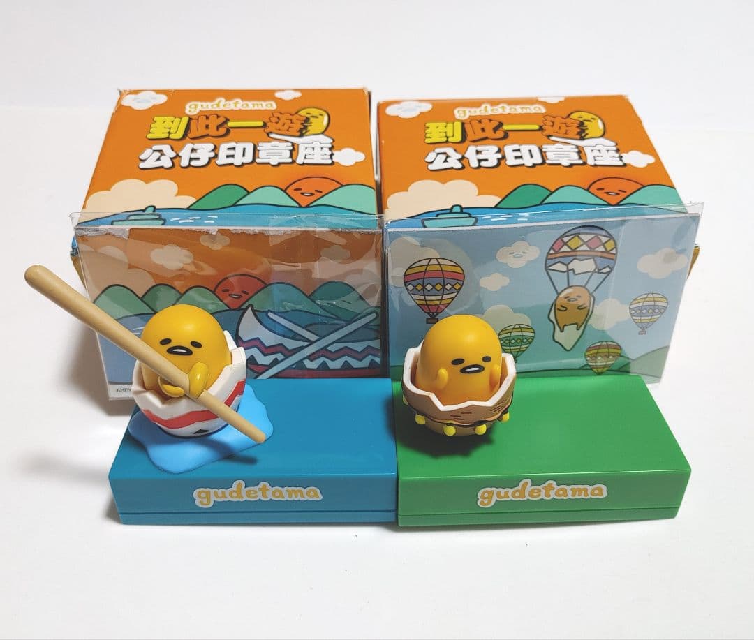 ぐでたま 台湾 ファミマ フィギュア付きスタンプ台 メモスタンド メッセージ紙 フォトメッセージスタンプメールオーダー式 イエロー|PEW-B1/MO|商品