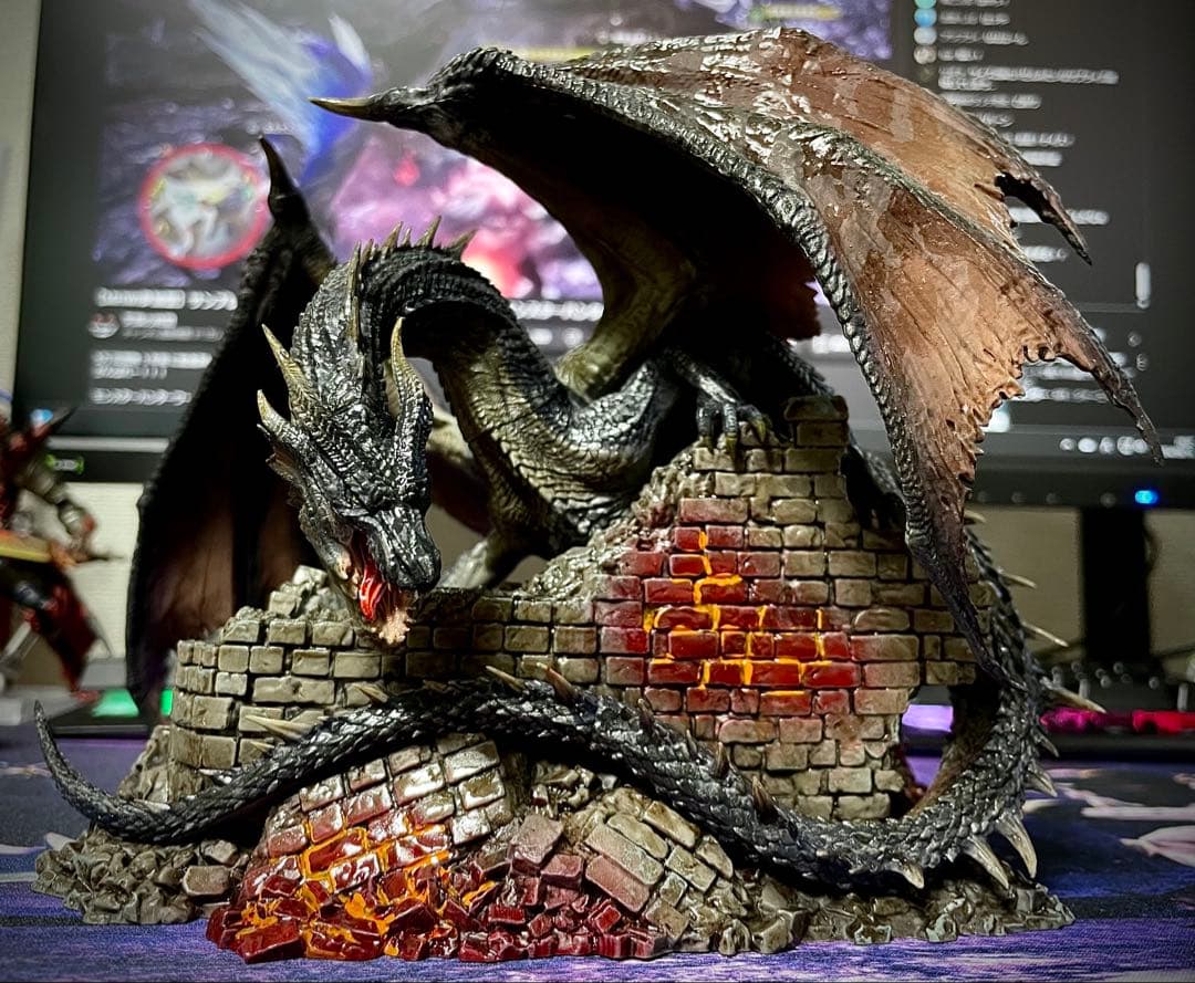 一番くじ 黒龍ミラボレアスB賞 リペイント品 - メルカリ