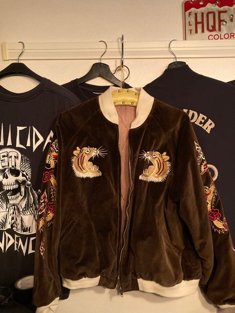 【別珍・虎】スカジャン