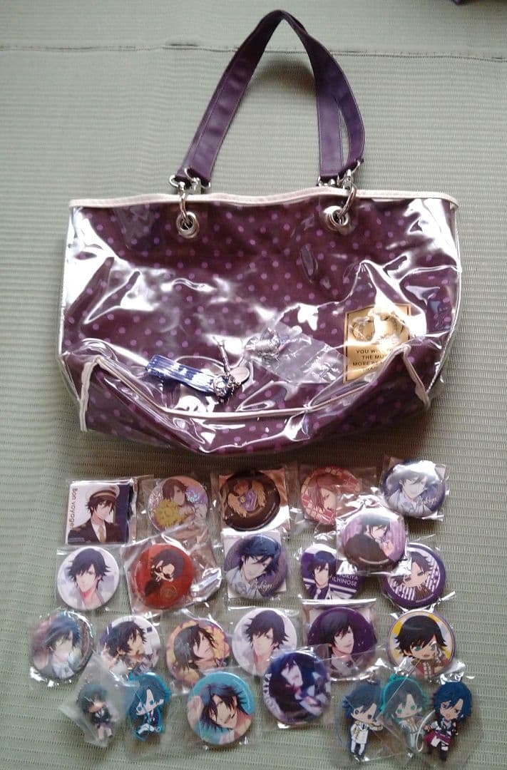 うたプリ　一ノ瀬トキヤ　痛バッグ&缶バッジまとめ売り グッズ-バッチ】うたの☆プリンスさまっ♪ Shining Live 缶バッジ ヘア