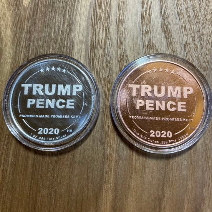 トランプ大統領 1オンス 銀貨 スペースフォース - メルカリ