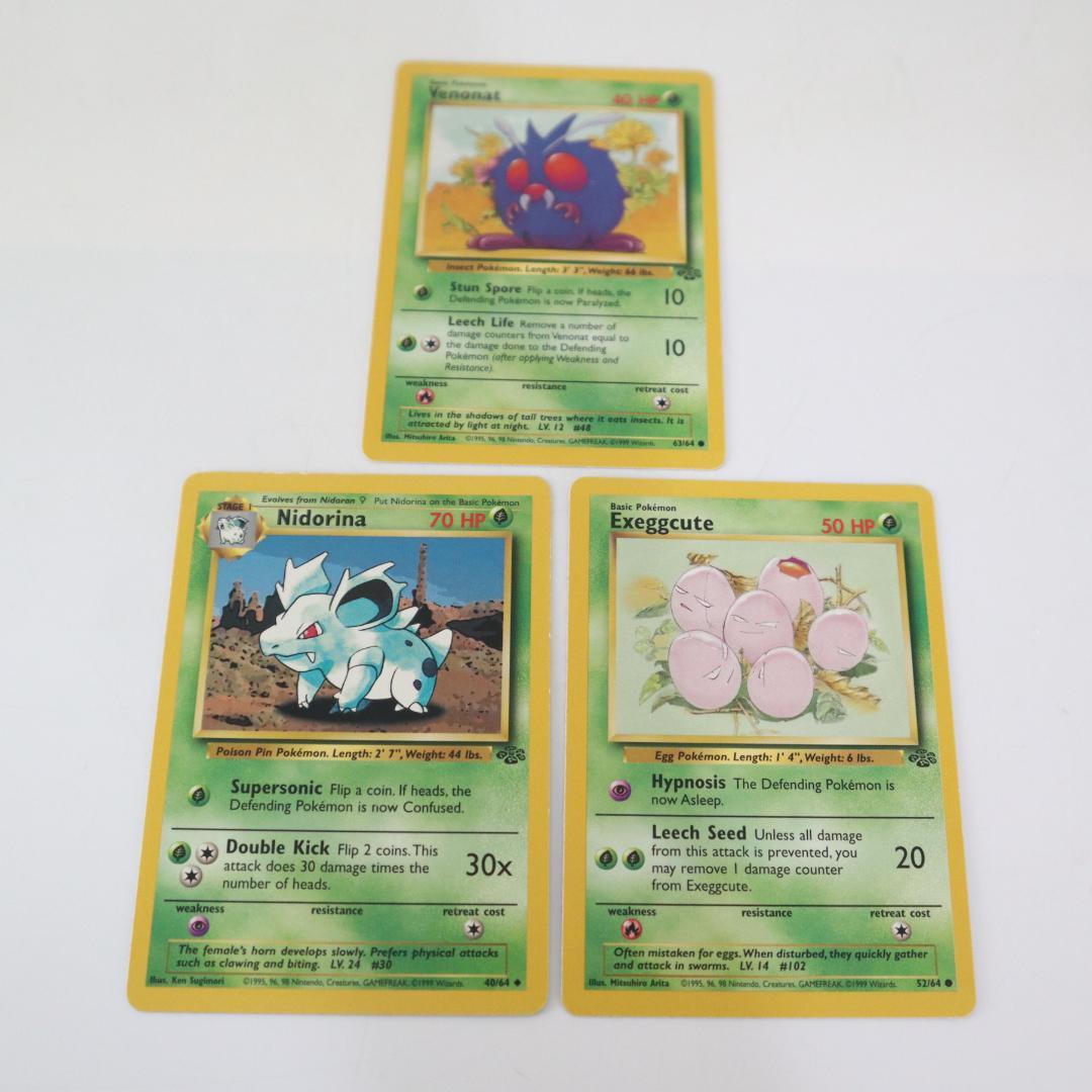 ポケモンカード 英語版 旧裏 3枚 ニドリーナ・タマタマ・コンパン 海外