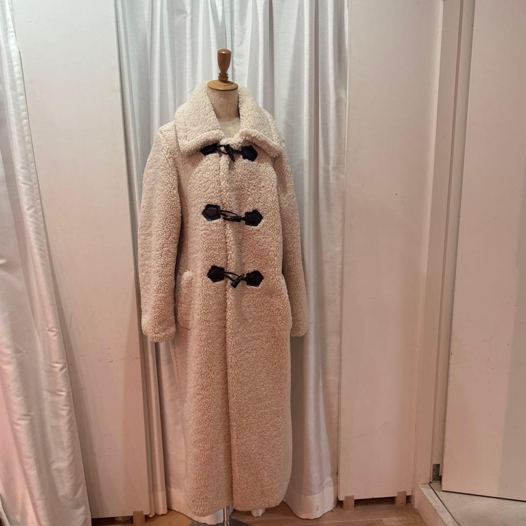 ZARAボアダッフルコート M