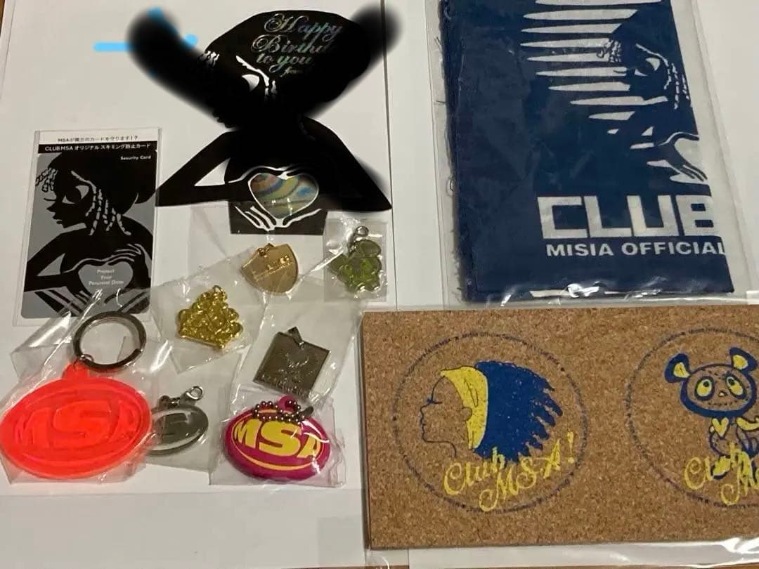 MISIAファンクラブ MSA限定グッズ チャーム キーホルダーステッカー他多数