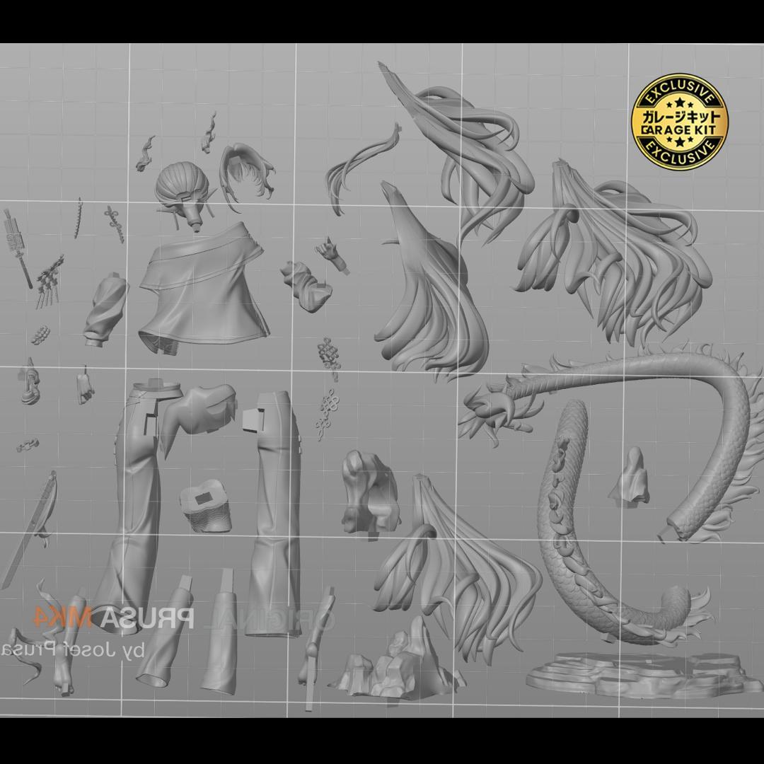 1/7 美少女 フィギュア ガレージキット 未塗装未組立 シュウ アーク