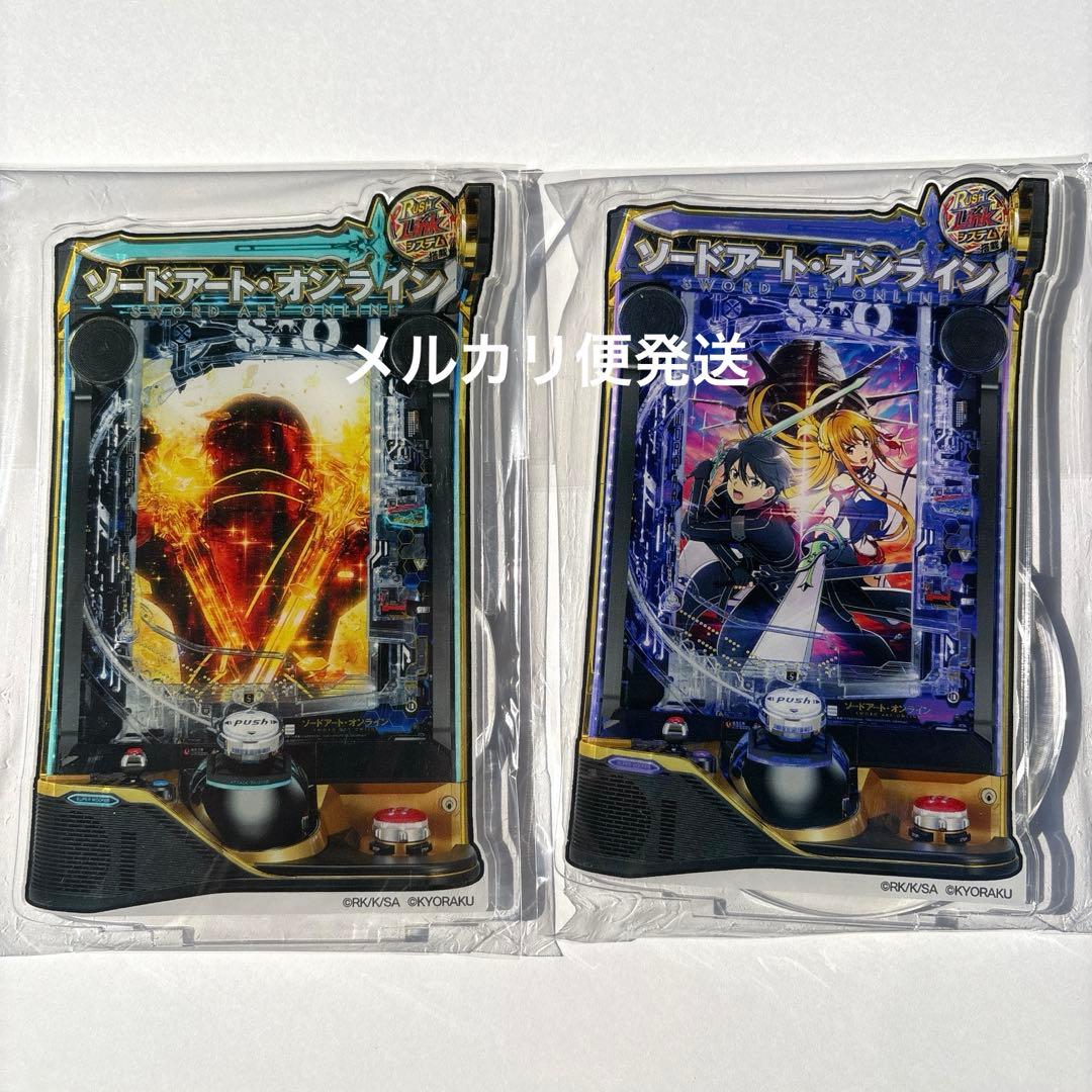 ソードアートオンライン　アクリルスタンド　キリト　アスナ　アクスタ　パチンコ ソードアート・オンライン』全高約80センチのアスナの特大両面アクリル