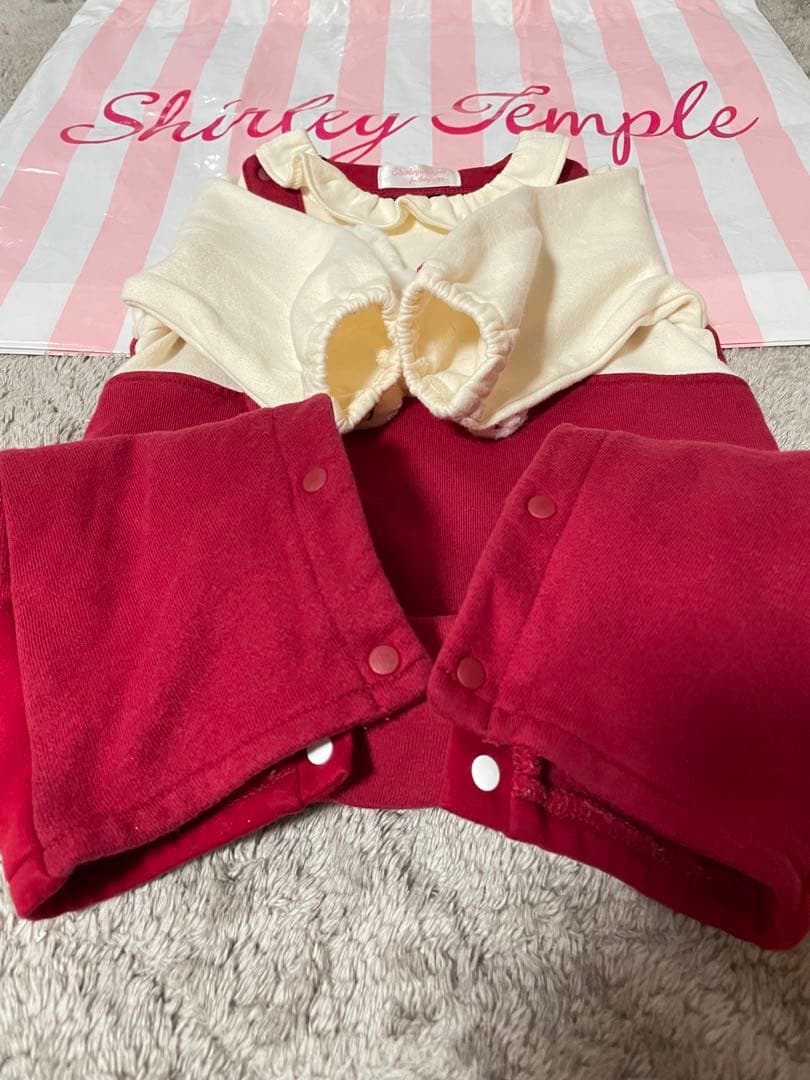 シャーリーテンプル カバーオール 裏起毛 80の通販はau PAY マーケット