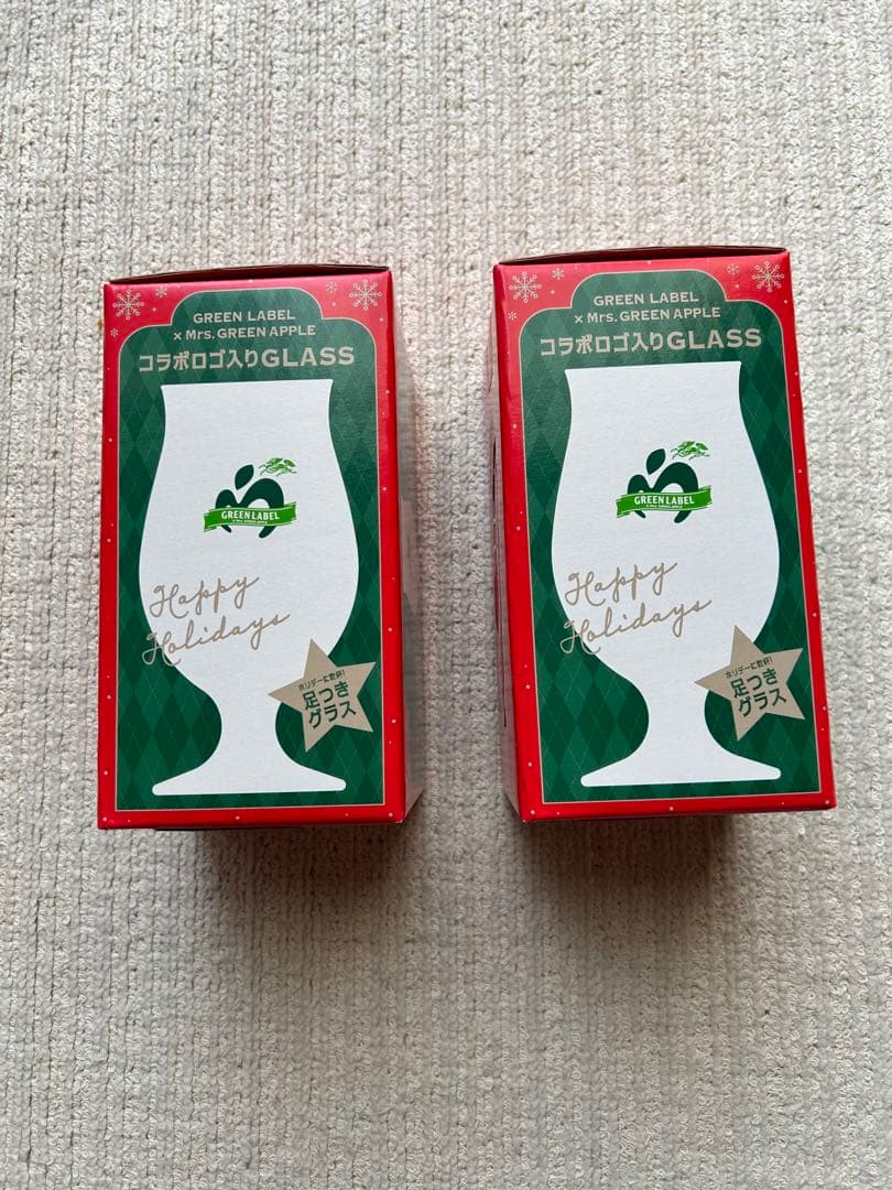 ミセスグリーンアップル 麒麟淡麗グリーンラベル コラボ 足つきグラス
