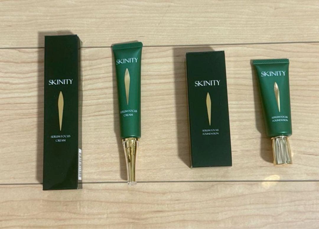 格安／SKINITY セラムフォーカスファンデーション&クリーム／セット