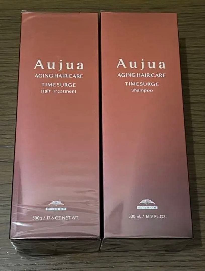 オージュア　タイムサージAujua シャンプー、トリートメント500mlセット