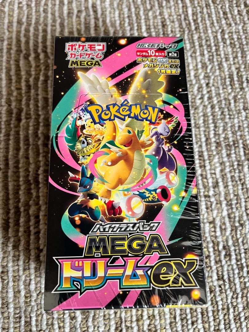 ポケカ　MEGA ドリームex シュリンクあり　1BOX