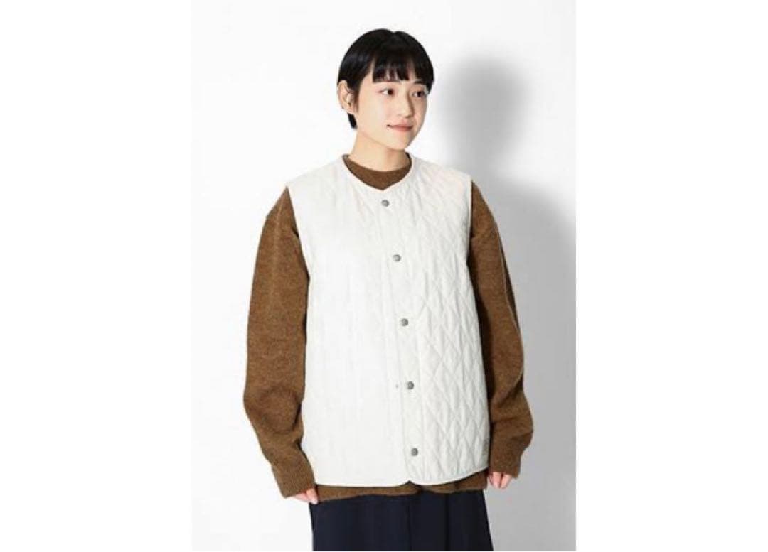 21AW snow peak QUILTED FLANNEL VEST