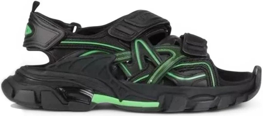 Balenciaga ブラック/グリーン サンダル 楽天市場】バレンシアガ BALENCIAGA トラック サンダル Track Sandal