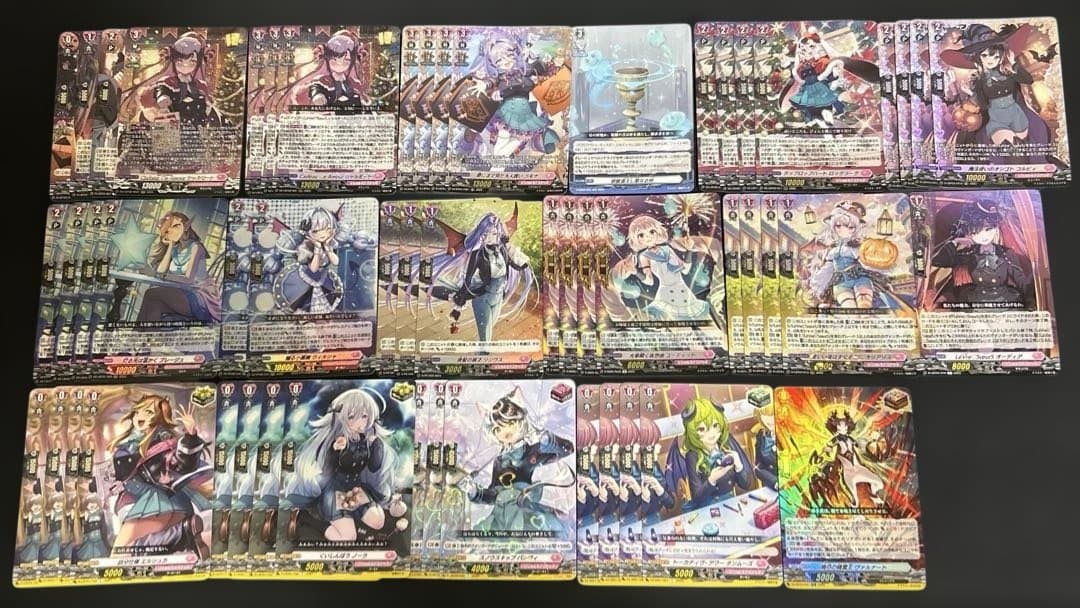 ヴァンガード シャルモート　デッキ　調整パーツ付　FR SR ホロ