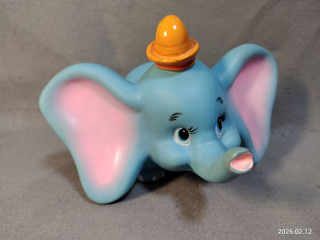 昭和レトロ 1960年代 ディズニー ダンボ ソフビ 日本製 中嶋製作所