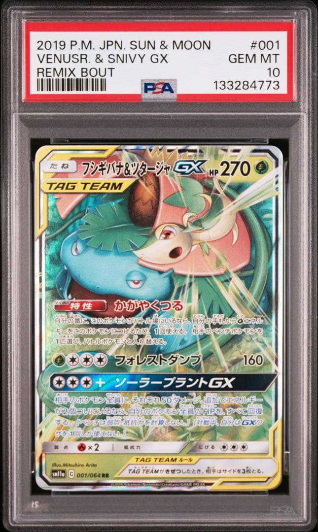 フシギダネ＆ツタージャGX RR PSA10