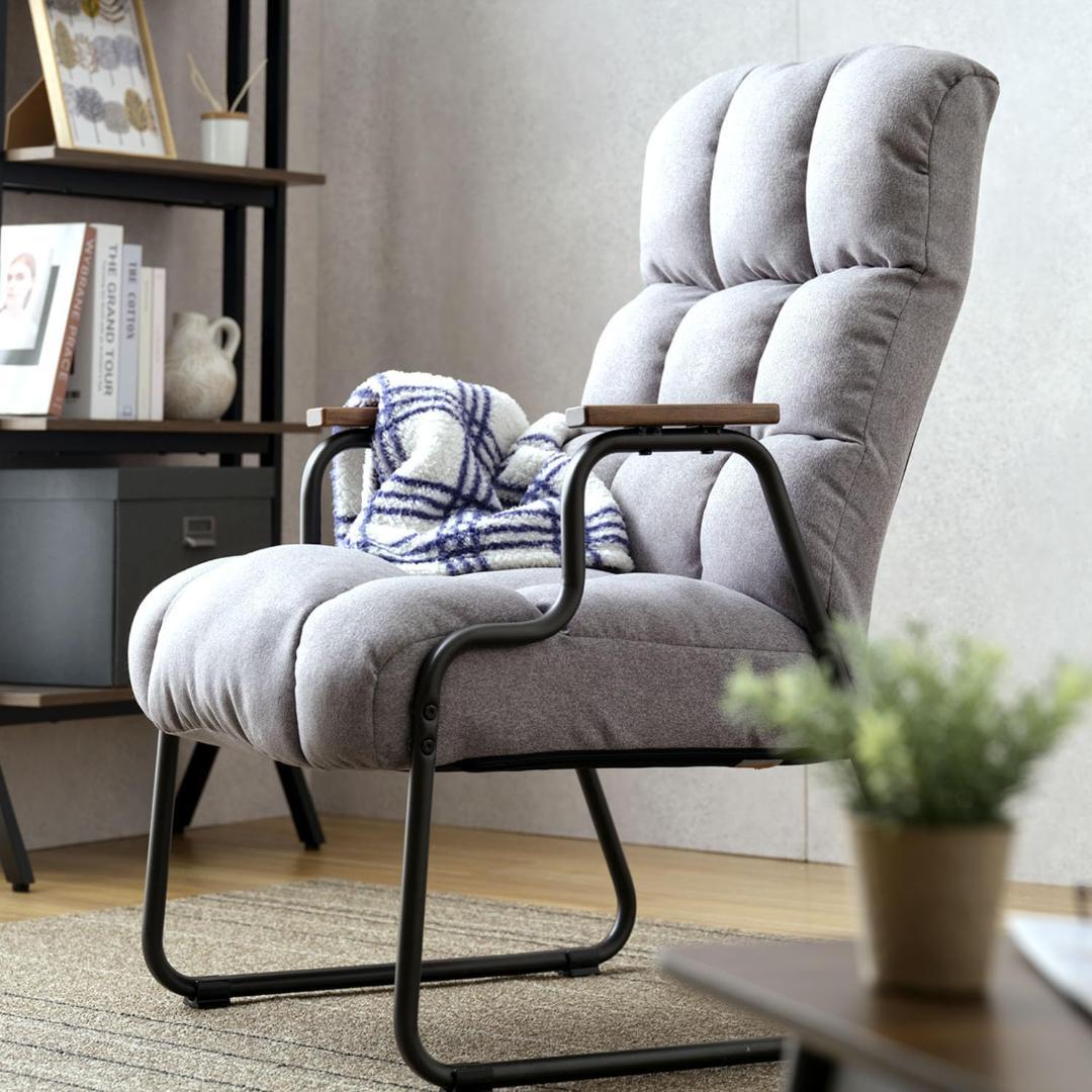 ドウシシャ もこもこポケットコイル高座椅子 ライトグレー ESC-GY