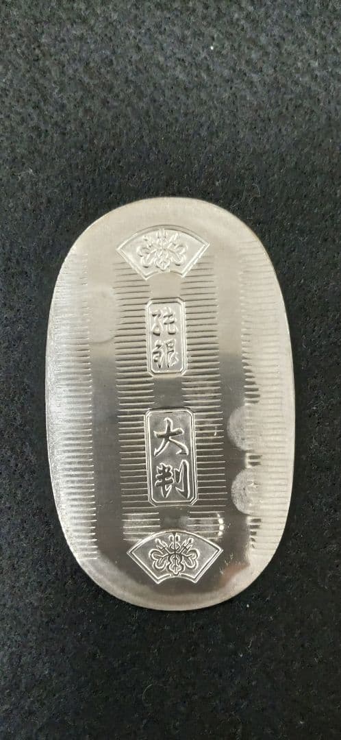 希少価値　徳力謹製純銀 大判 40g 楽天市場】【徳力本店 公式】[純銀製 大判 50g]純銀 シルバー SV999