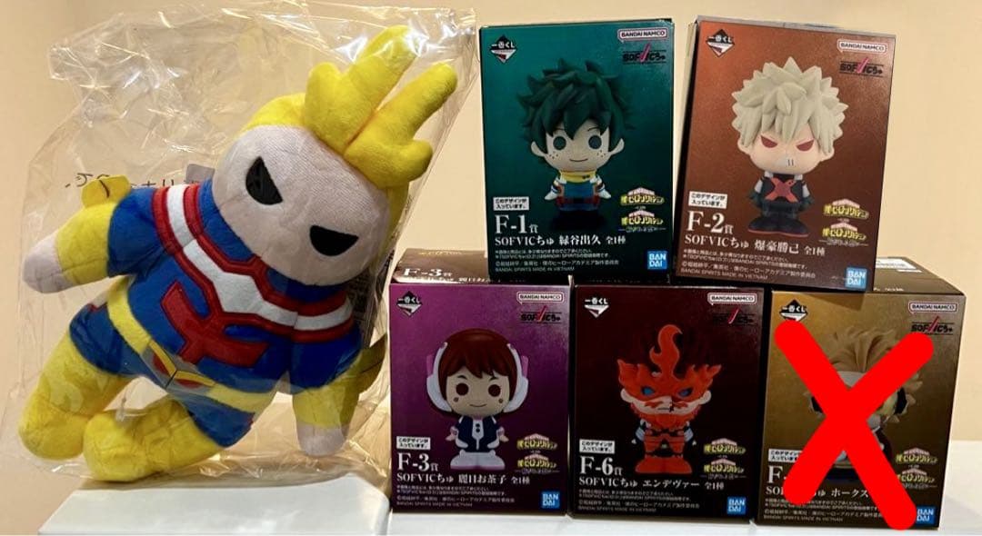 一番くじ 僕のヒーローアカデミア　E賞 F賞 　紡がれる想い　5点セット 一番くじ 僕のヒーローアカデミア -紡がれる想い-｜一番くじ倶楽部