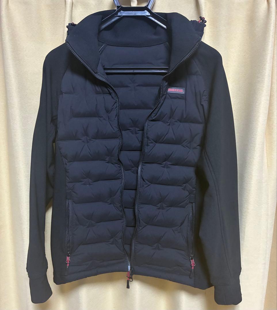 BRIEFING フード付きダウンジャケット S ブラック BRIEFING（ブリーフィング）の「SLIDING WP DOWN JACKET（ダウン