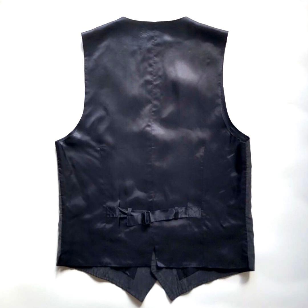 ☆美品☆ドルチェ&ガッバーナ ジレ ベスト ブラック グレー 50 L