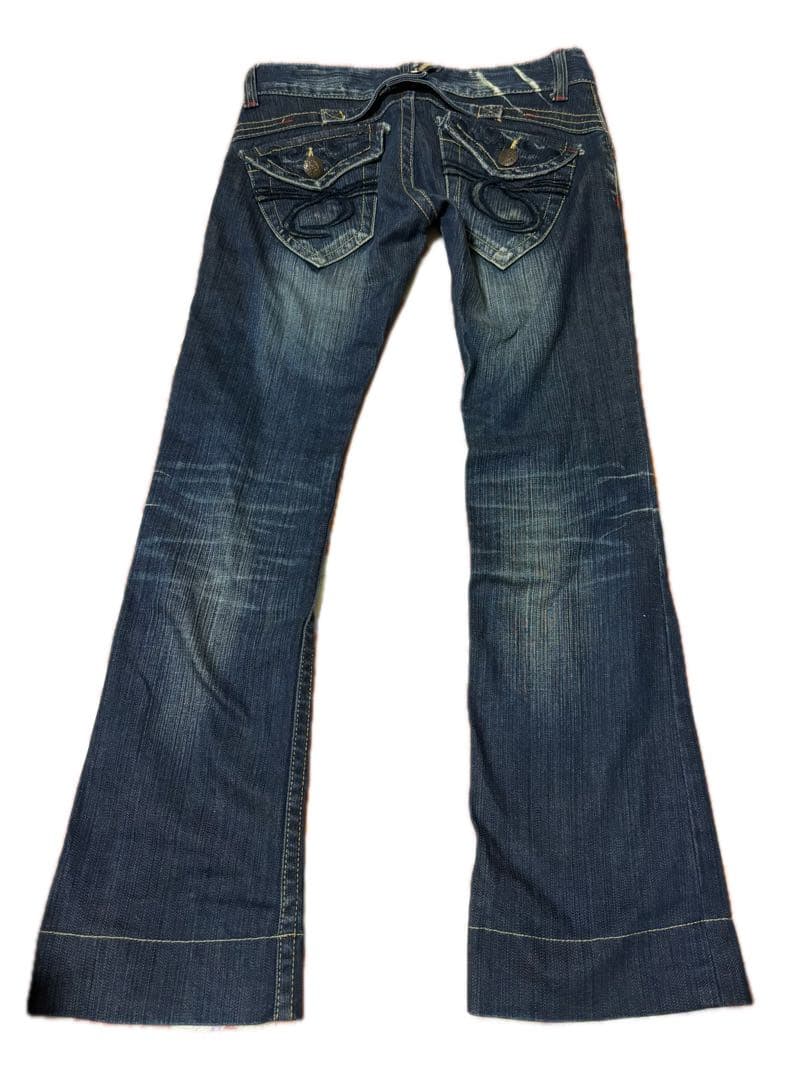 REDPEPPER フレアデニム ローライズデニム レッドペッパー サイズ27