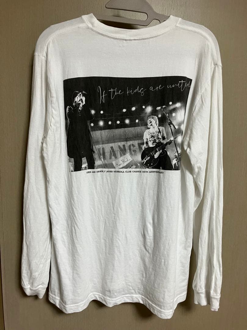 美品★希少★チバユウスケ 横山健 コラボフォト ロンTシャツ M 盛岡ClubChange×横山健×チバユウスケ photo by 石井麻木【Goods Design