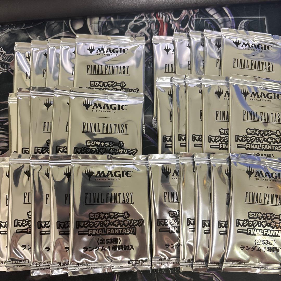 MTG　FF　FINAL FANTASY ちびキャラシール　30個　未開封 MTG】スタンイベント参加で配布！ちびキャラシール第2弾と特製